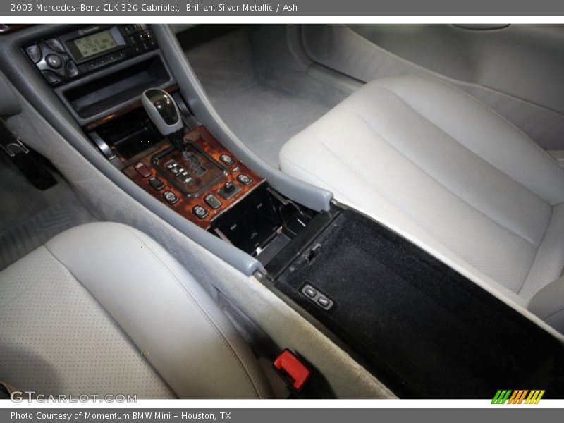 Brilliant Silver Metallic / Ash 2003 Mercedes-Benz CLK 320 Cabriolet