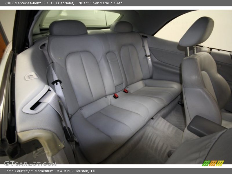 Brilliant Silver Metallic / Ash 2003 Mercedes-Benz CLK 320 Cabriolet