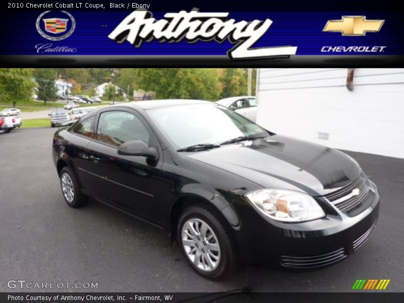 Black / Ebony 2010 Chevrolet Cobalt LT Coupe