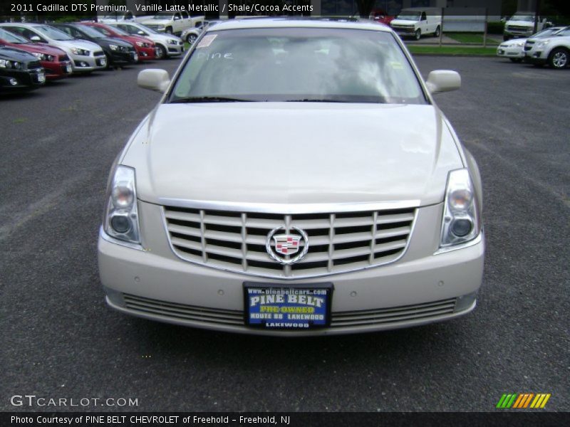 Vanille Latte Metallic / Shale/Cocoa Accents 2011 Cadillac DTS Premium