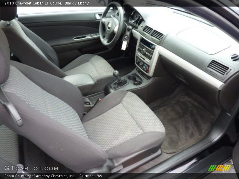 Front Seat of 2010 Cobalt LT Coupe