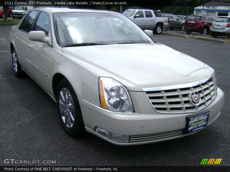 Vanille Latte Metallic / Shale/Cocoa Accents 2011 Cadillac DTS Premium