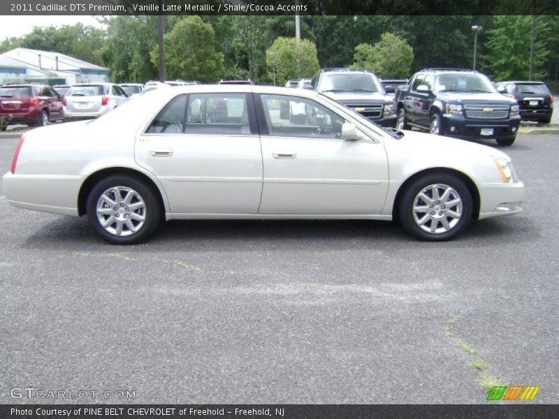 Vanille Latte Metallic / Shale/Cocoa Accents 2011 Cadillac DTS Premium