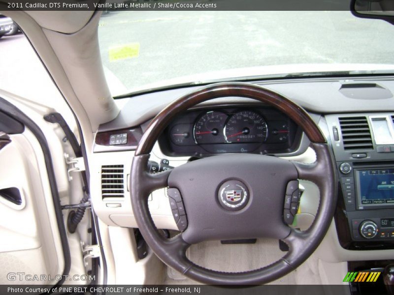 Vanille Latte Metallic / Shale/Cocoa Accents 2011 Cadillac DTS Premium