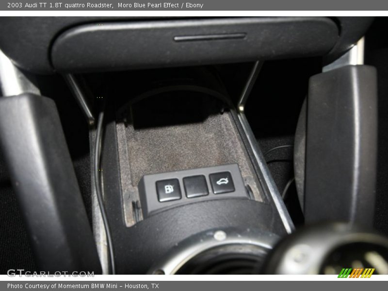 Moro Blue Pearl Effect / Ebony 2003 Audi TT 1.8T quattro Roadster