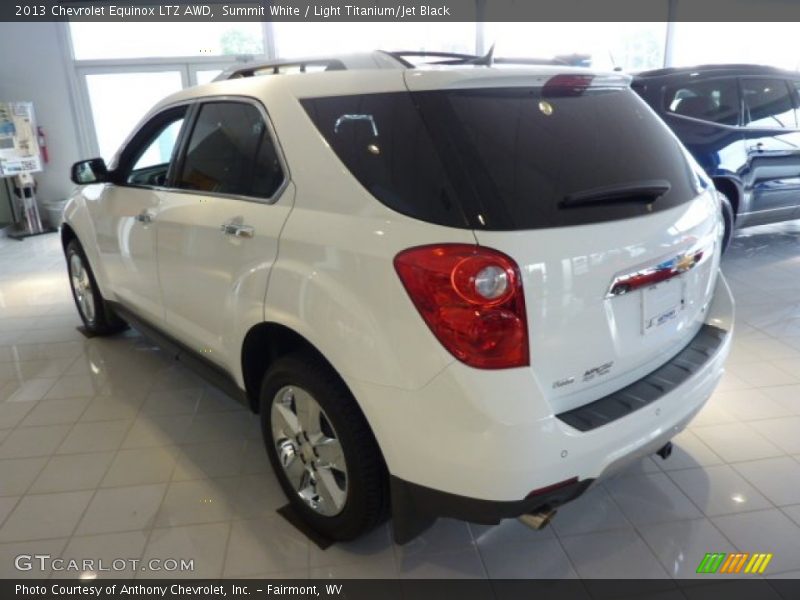 Summit White / Light Titanium/Jet Black 2013 Chevrolet Equinox LTZ AWD