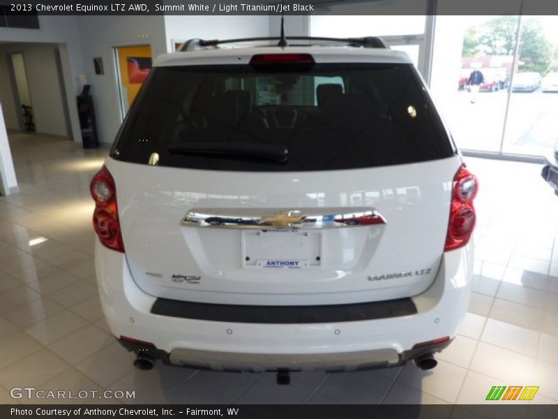Summit White / Light Titanium/Jet Black 2013 Chevrolet Equinox LTZ AWD
