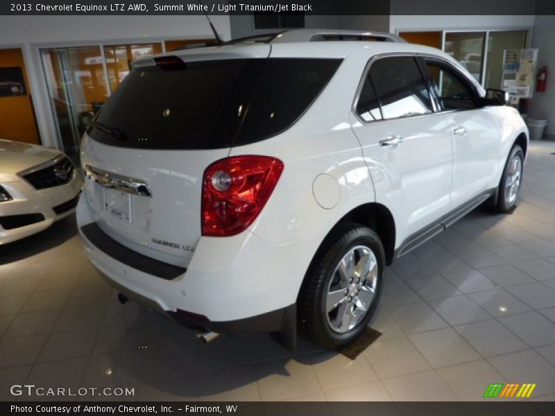 Summit White / Light Titanium/Jet Black 2013 Chevrolet Equinox LTZ AWD