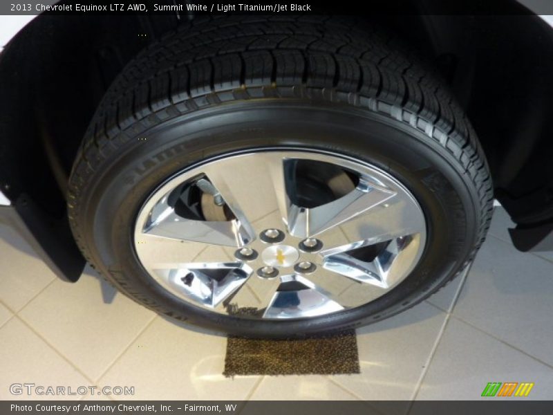 Summit White / Light Titanium/Jet Black 2013 Chevrolet Equinox LTZ AWD