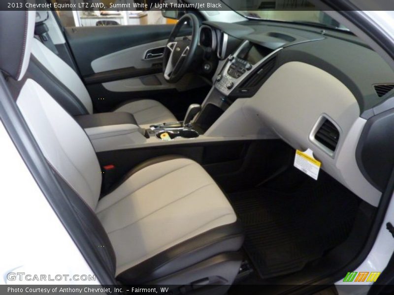 Summit White / Light Titanium/Jet Black 2013 Chevrolet Equinox LTZ AWD