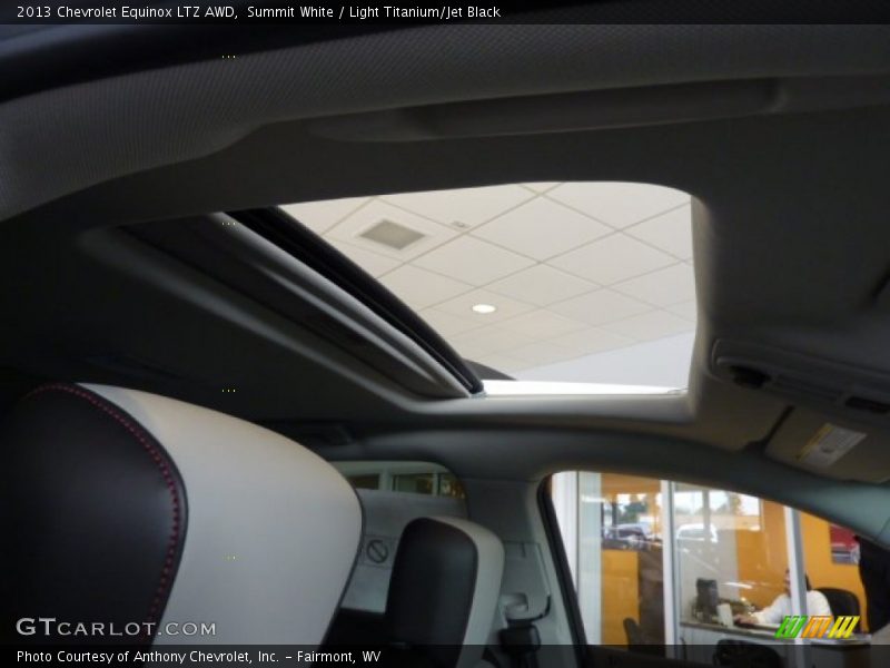 Summit White / Light Titanium/Jet Black 2013 Chevrolet Equinox LTZ AWD
