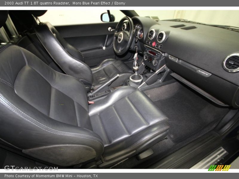  2003 TT 1.8T quattro Roadster Ebony Interior