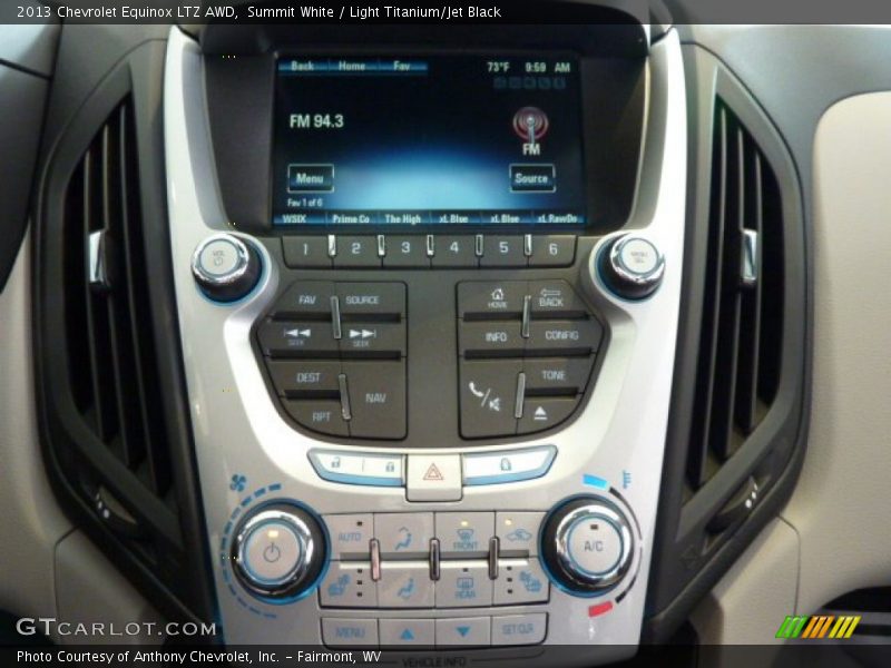 Controls of 2013 Equinox LTZ AWD