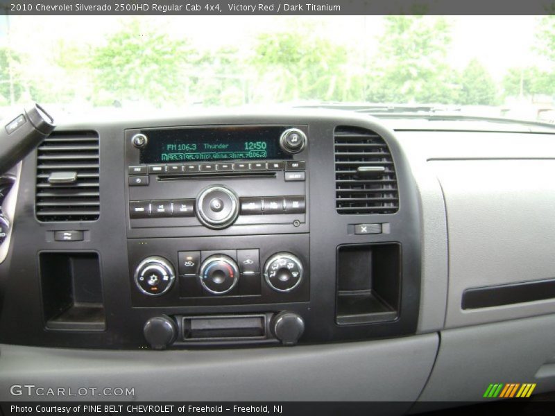 Victory Red / Dark Titanium 2010 Chevrolet Silverado 2500HD Regular Cab 4x4