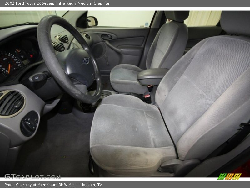 Infra Red / Medium Graphite 2002 Ford Focus LX Sedan