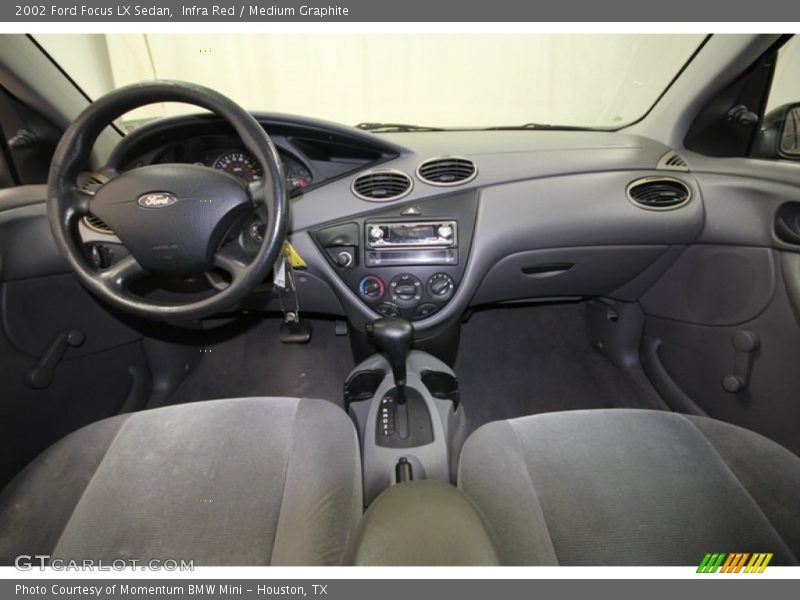 Infra Red / Medium Graphite 2002 Ford Focus LX Sedan