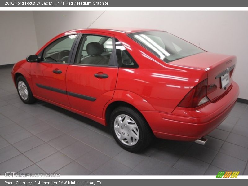 Infra Red / Medium Graphite 2002 Ford Focus LX Sedan