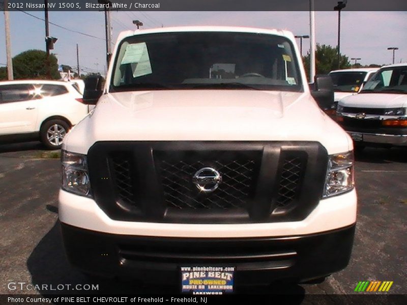 Blizzard White / Charcoal 2012 Nissan NV 1500 S