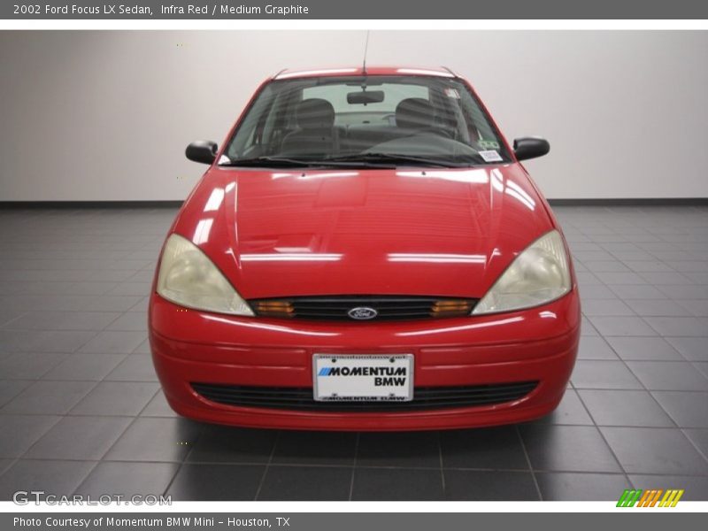 Infra Red / Medium Graphite 2002 Ford Focus LX Sedan