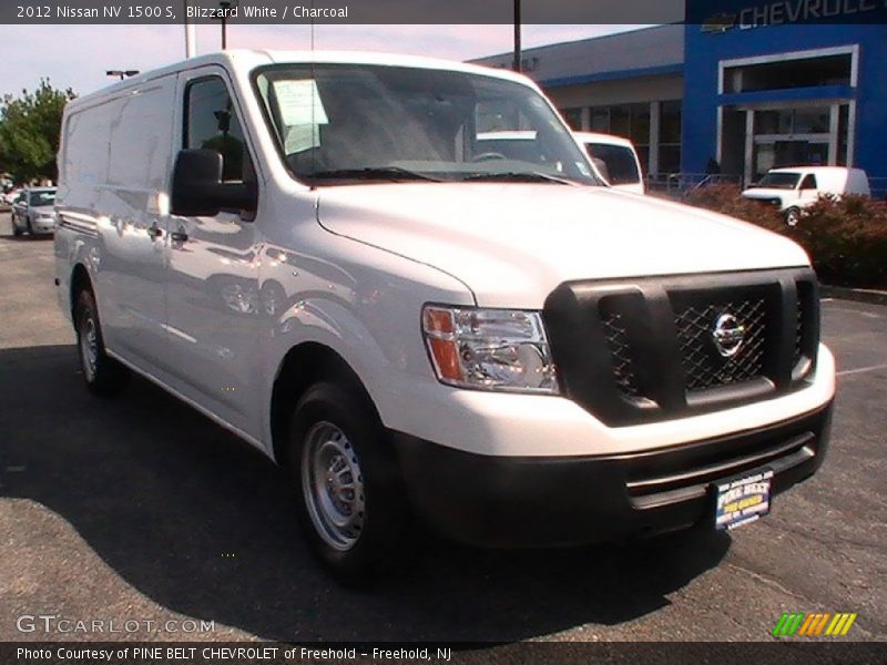 Blizzard White / Charcoal 2012 Nissan NV 1500 S