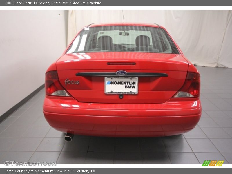 Infra Red / Medium Graphite 2002 Ford Focus LX Sedan