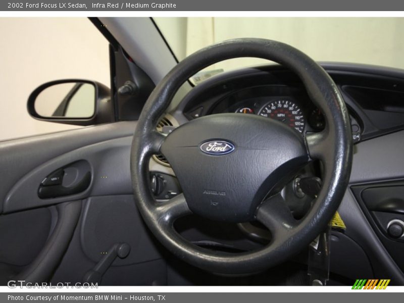 Infra Red / Medium Graphite 2002 Ford Focus LX Sedan