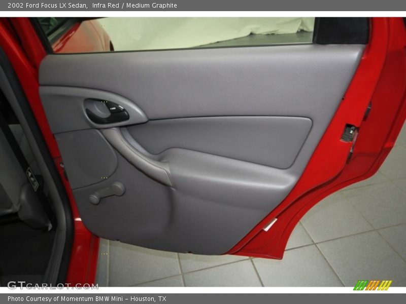 Infra Red / Medium Graphite 2002 Ford Focus LX Sedan