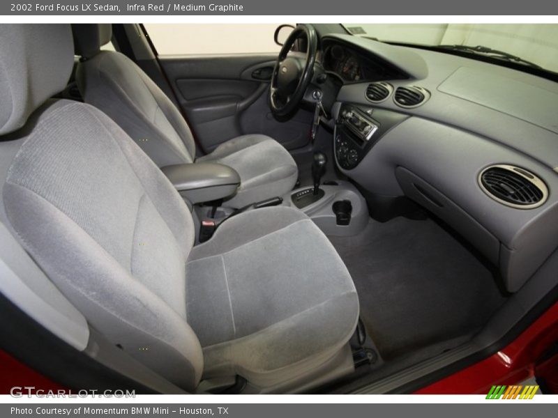 Infra Red / Medium Graphite 2002 Ford Focus LX Sedan