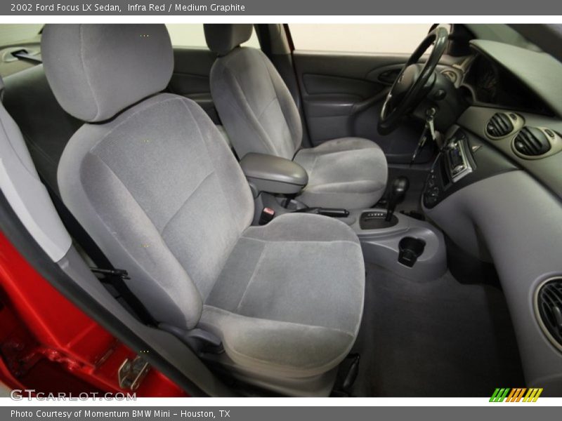 Infra Red / Medium Graphite 2002 Ford Focus LX Sedan