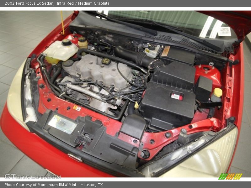 Infra Red / Medium Graphite 2002 Ford Focus LX Sedan