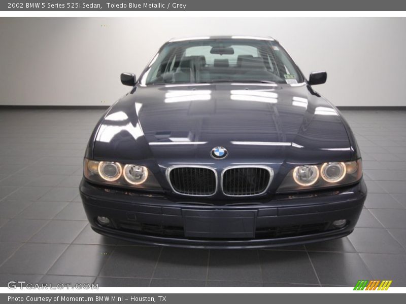 Toledo Blue Metallic / Grey 2002 BMW 5 Series 525i Sedan