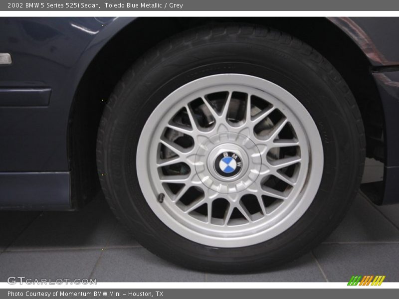 Toledo Blue Metallic / Grey 2002 BMW 5 Series 525i Sedan