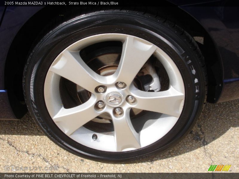 Strato Blue Mica / Black/Blue 2005 Mazda MAZDA3 s Hatchback