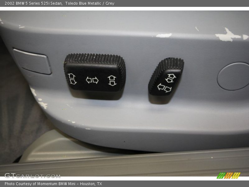 Toledo Blue Metallic / Grey 2002 BMW 5 Series 525i Sedan