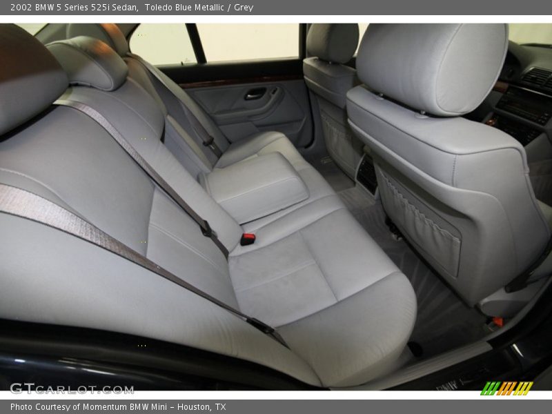 Toledo Blue Metallic / Grey 2002 BMW 5 Series 525i Sedan