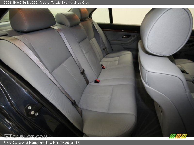 Toledo Blue Metallic / Grey 2002 BMW 5 Series 525i Sedan