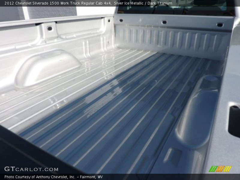 Silver Ice Metallic / Dark Titanium 2012 Chevrolet Silverado 1500 Work Truck Regular Cab 4x4