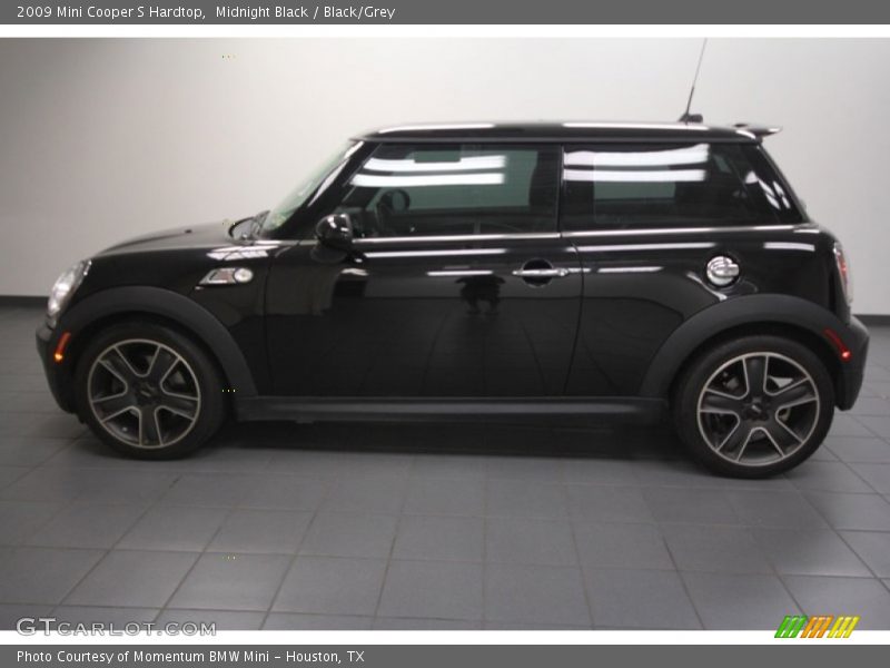 Midnight Black / Black/Grey 2009 Mini Cooper S Hardtop