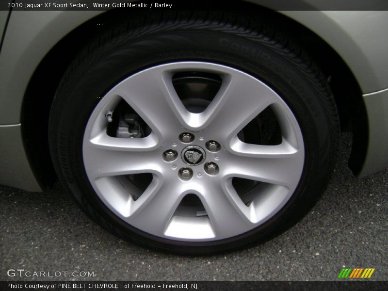Winter Gold Metallic / Barley 2010 Jaguar XF Sport Sedan