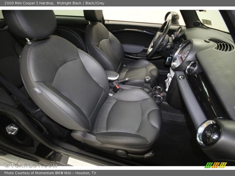 Midnight Black / Black/Grey 2009 Mini Cooper S Hardtop