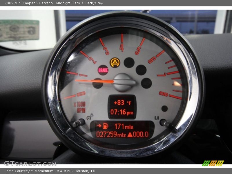 Midnight Black / Black/Grey 2009 Mini Cooper S Hardtop