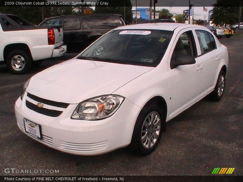 Summit White / Gray 2009 Chevrolet Cobalt LS XFE Sedan