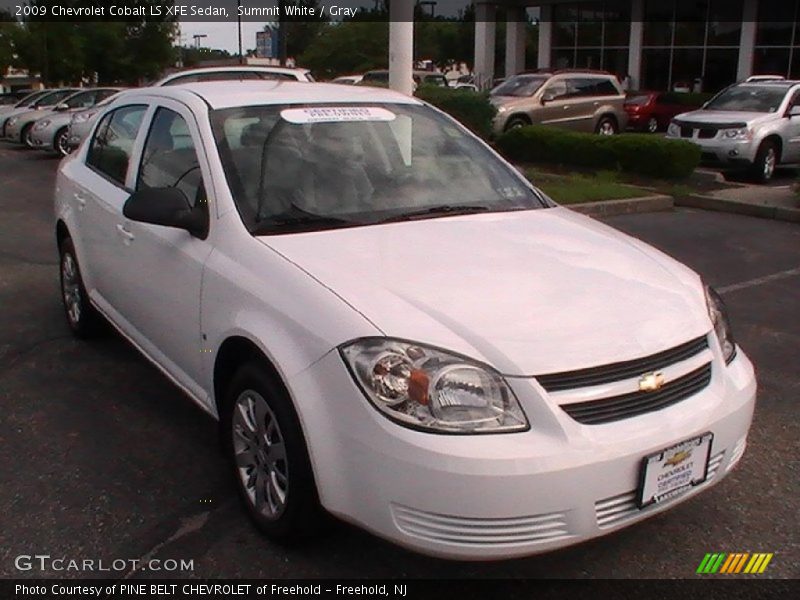 Summit White / Gray 2009 Chevrolet Cobalt LS XFE Sedan