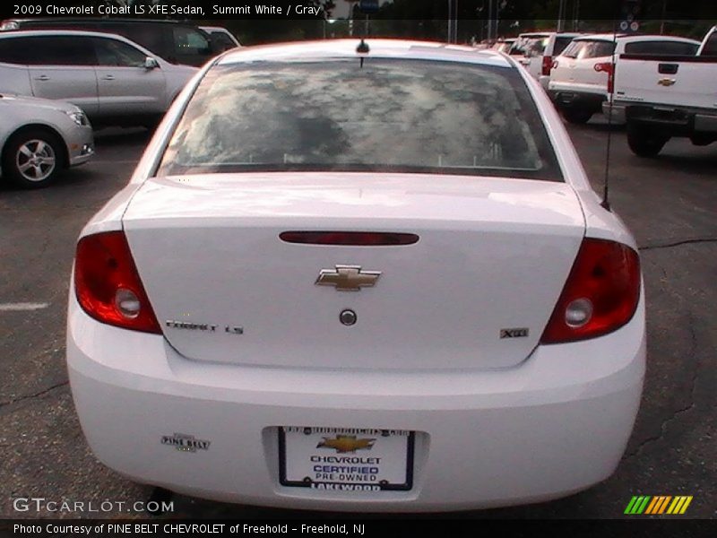 Summit White / Gray 2009 Chevrolet Cobalt LS XFE Sedan