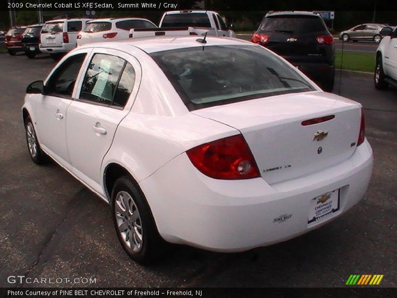 Summit White / Gray 2009 Chevrolet Cobalt LS XFE Sedan