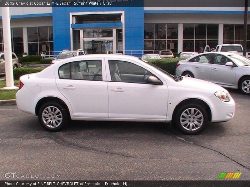 Summit White / Gray 2009 Chevrolet Cobalt LS XFE Sedan