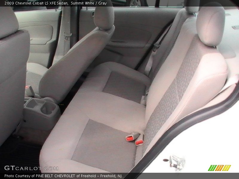 Rear Seat of 2009 Cobalt LS XFE Sedan