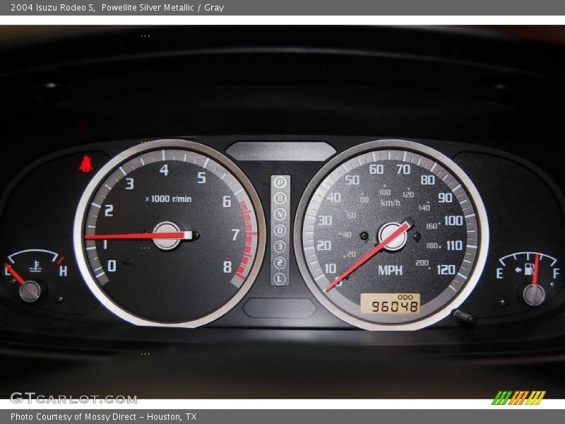  2004 Rodeo S S Gauges