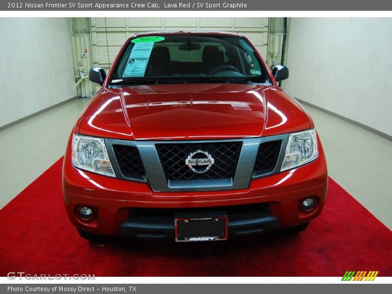 Lava Red / SV Sport Graphite 2012 Nissan Frontier SV Sport Appearance Crew Cab