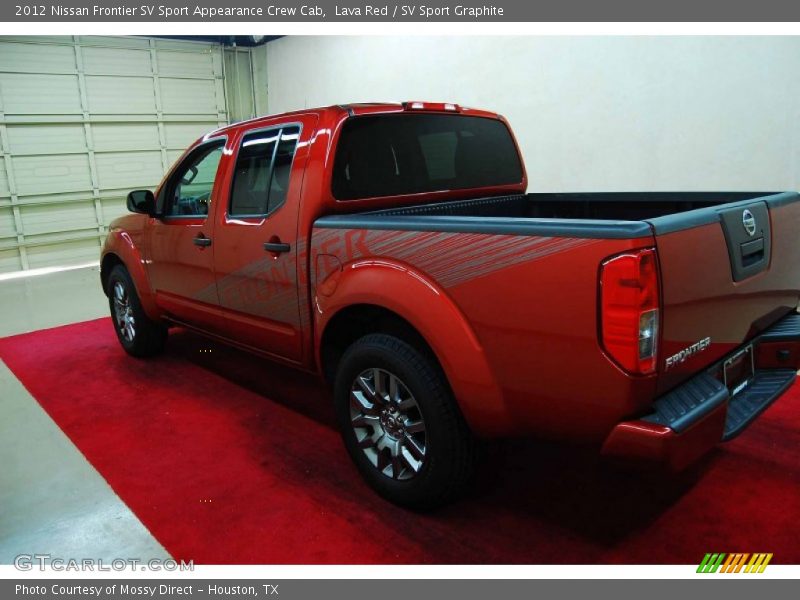 Lava Red / SV Sport Graphite 2012 Nissan Frontier SV Sport Appearance Crew Cab